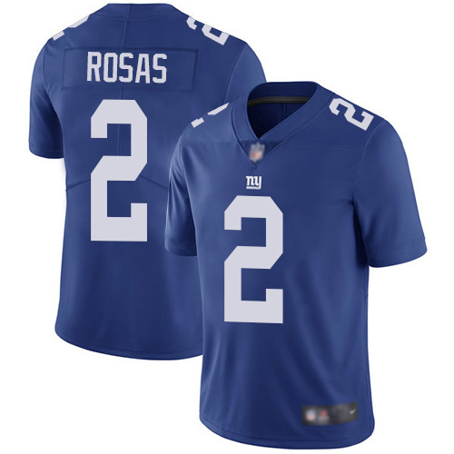 Men New York Giants #2 Aldrick Rosas Royal Blue Team Color Vapor Untouchable Limited Player Football NFL Jersey